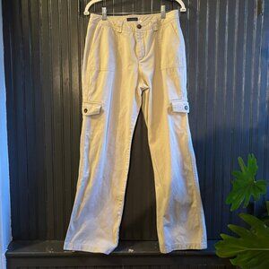 Dockers size 8 medium light khaki straight leg cargo pants